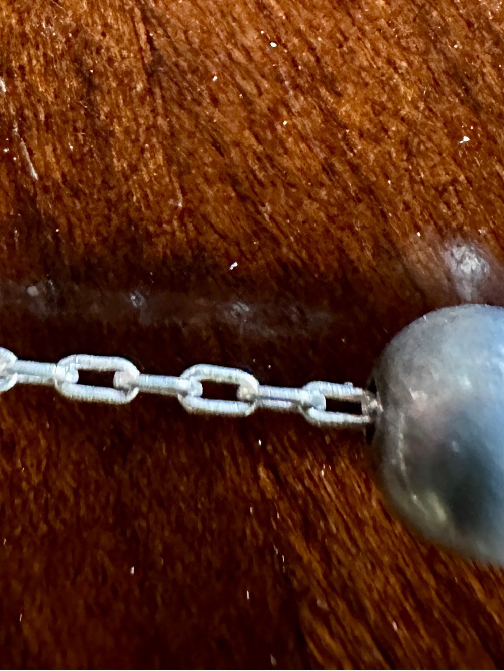 Dobbs of Boston 30” Sterling Silver necklace. - Picture 8 of 9